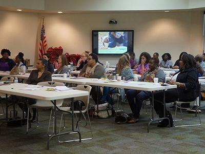 Representatives from three Louisiana Healthy Start Initiative projects attended a two-day workshop on Domestic Violence Awareness and Survivors of Domestic Violence at the Manhattan Regional Library in Harvey.