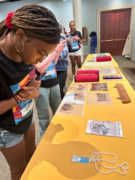 Participants in VPI's E2E program take a field trip to BMike Studios