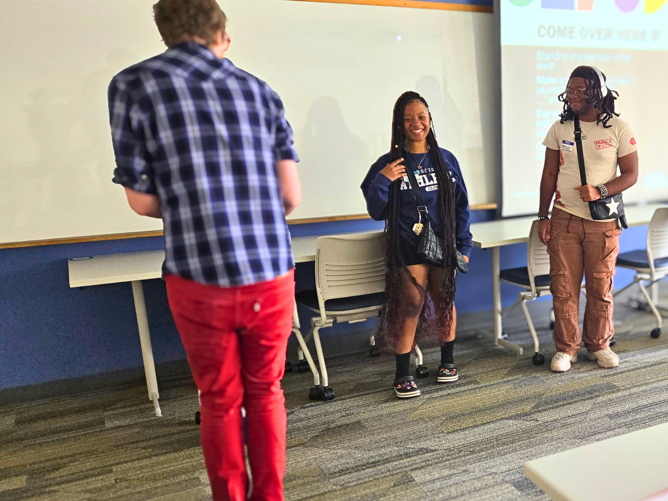 Participants from Organize and Mobilize play a game