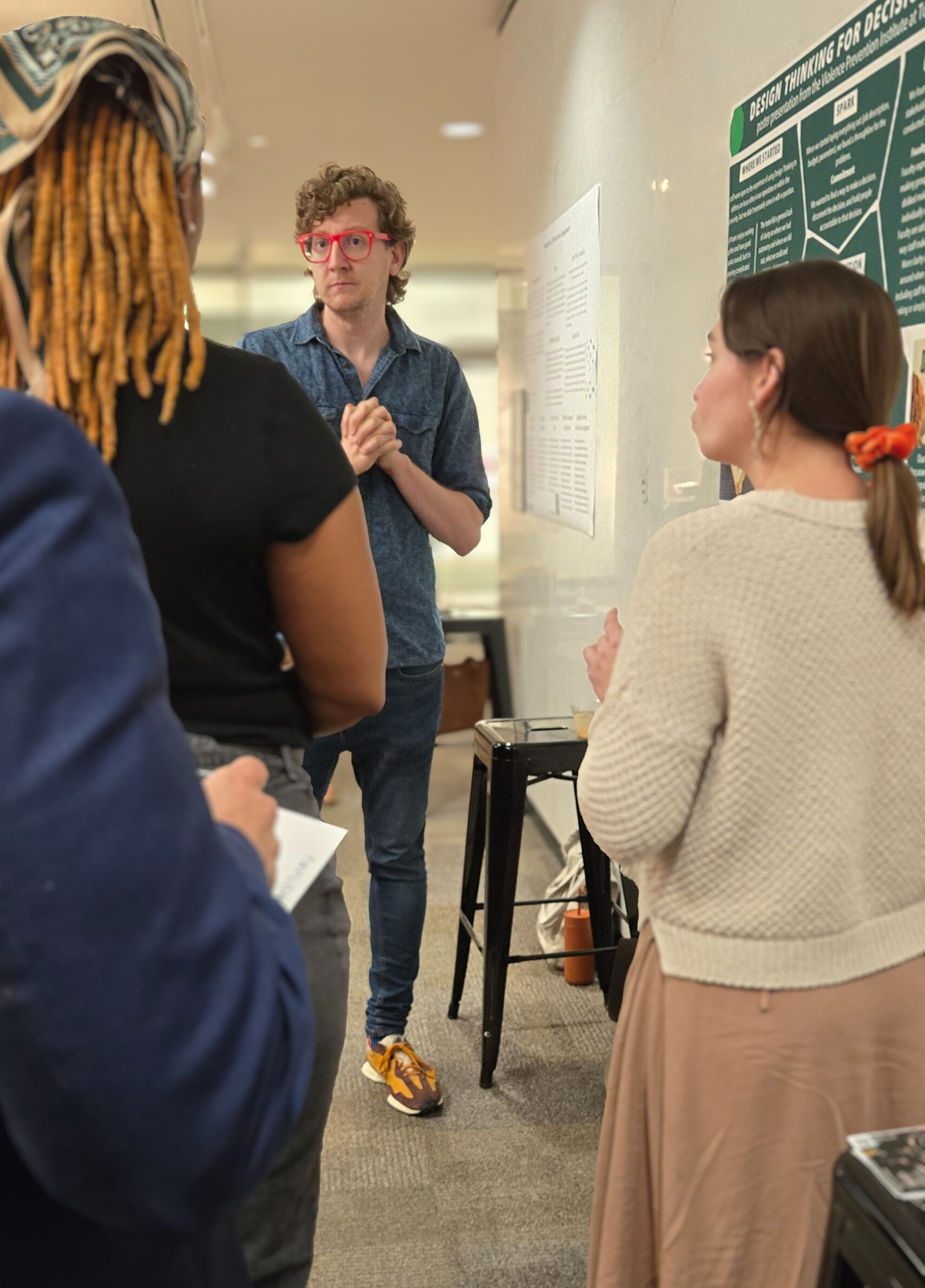 VPI staff present at a Taylor Center event on Design Thinking.